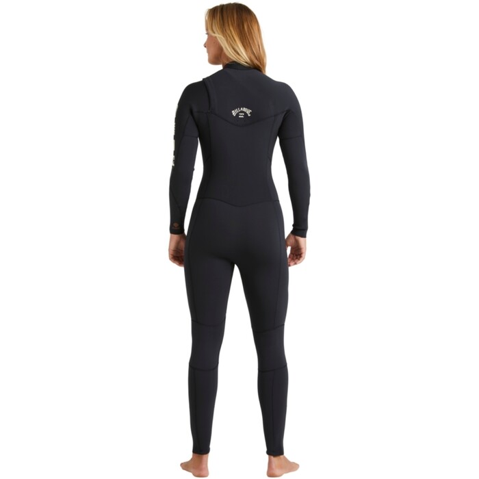 2024 Billabong Womens Synergy Natural 5/4mm Chest Zip Wetsuit ABJW100210 - Night Fall